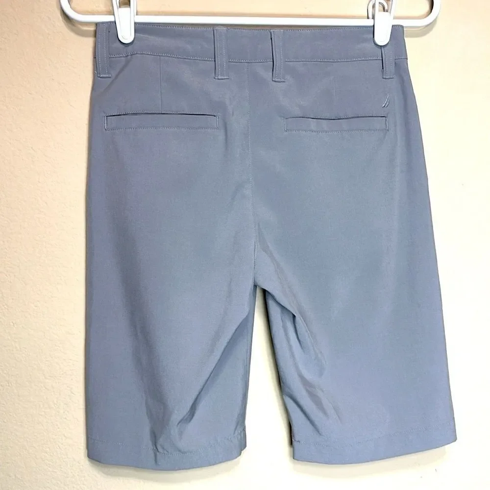 Nautica Boys Performance Bermuda Shorts Gray Size 12 Coastal Golf Resort